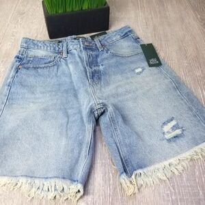 High- Rise Bermuda Shorts